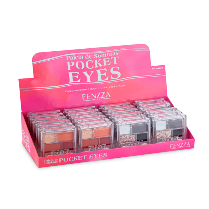 FENZZA Paleta de Sombras Pocket Eyes FZ-MD1016 - Image 1