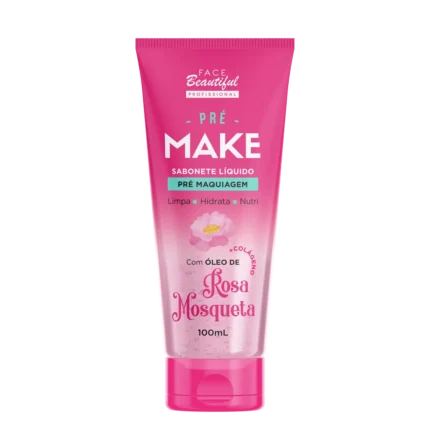 FACE BEAUTIFUL Sabonete Pré Make Rosa Mosqueta 100ml FB-303