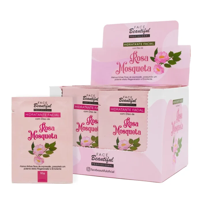 FACE BEAUTIFUL Hidratante Facial Rosa Mosqueta 10g FB-193 - Image 3