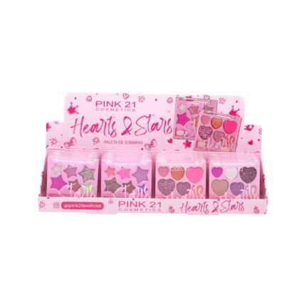 PALETA HEART C/24 PINK 21