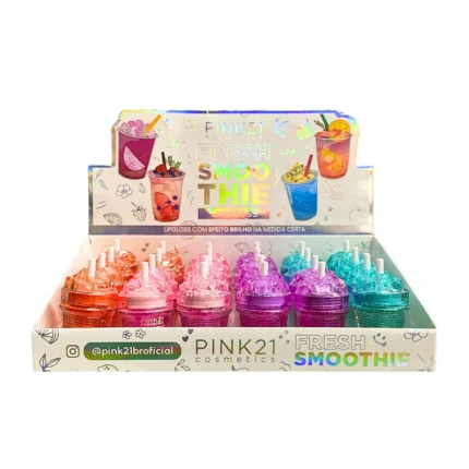 GLOSS GLITTER SMOOTHIE C/24 PINK 21