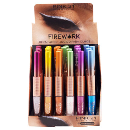 DELINEADOR GLITTER FIREWORK C/24 PINK 21