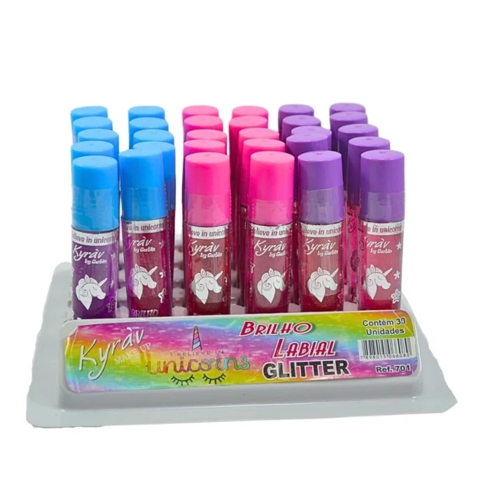 BRILHO LABIAL GLITTER C/30 KYRAV - Image 1