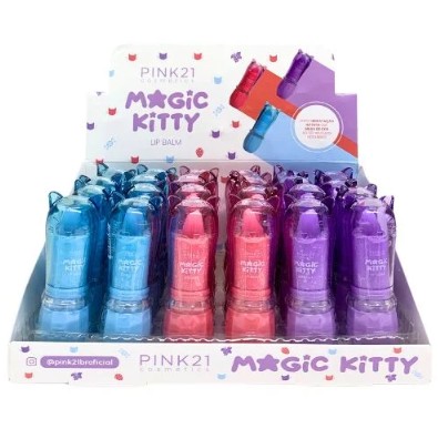 LIP BALM MÁGICO C/24 PINK 21