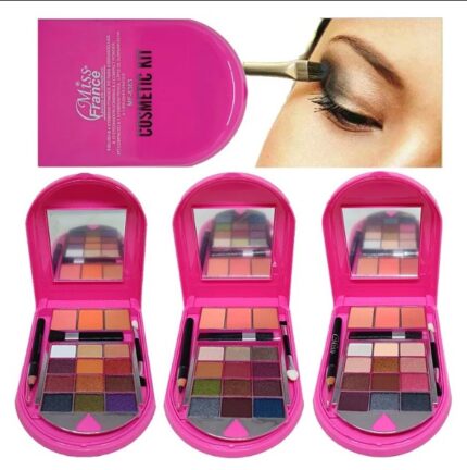 KIT MAQUIAGEM OVAL ROSA MISS FRANCE
