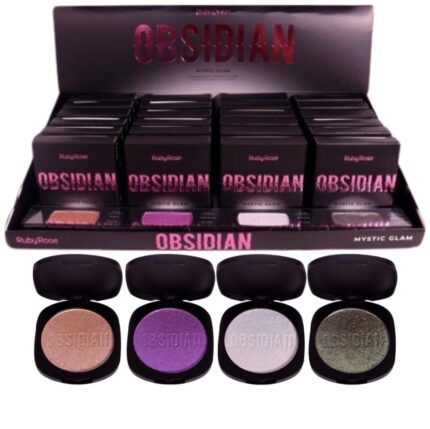 ILUMINADOR SOMBRA OBSIDIAN C/24 RUBY ROSE