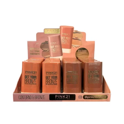 CONTORNO + BRONZER C/24 PINK 21
